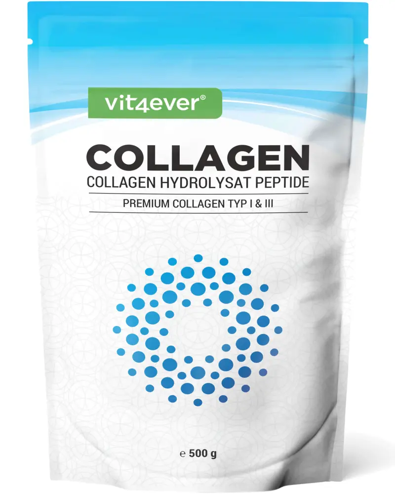 Vit4ever Collageen – 500 g – Vorderseite
