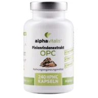 alphavitalis Extrato de casca de pinheiro (OPC) – 240 cápsulas – Vorderseite