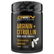 GEN L-Arginine + L-Citrulline – 320 capsules (Kopie) – Vorderseite