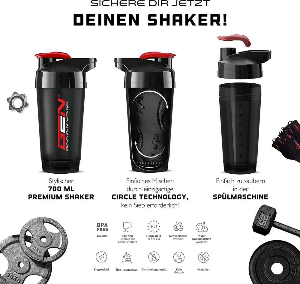 GEN Premium Shaker – 700 ml (Kopie) – Rückseite