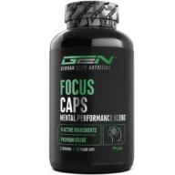 GEN Focus Caps Mental Performance Blend – 120 cápsulas – Vorderseite