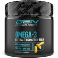GEN Omega 3 visolie – 300 capsules – Vorderseite
