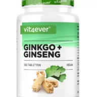 Vit4ever Ginkgo + Ginseng – 365 Tabletten – Vorderseite