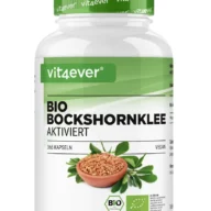 Vit4ever Alholva ecológica activada – 365 cápsulas – Vorderseite