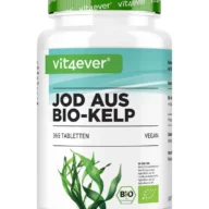 Vit4ever Biologisch Kelpextract (natuurlijk jodium) – 365 tabletten – Vorderseite
