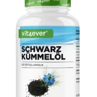 Vit4ever Zwarte komijnolie – 420 capsules – Vorderseite