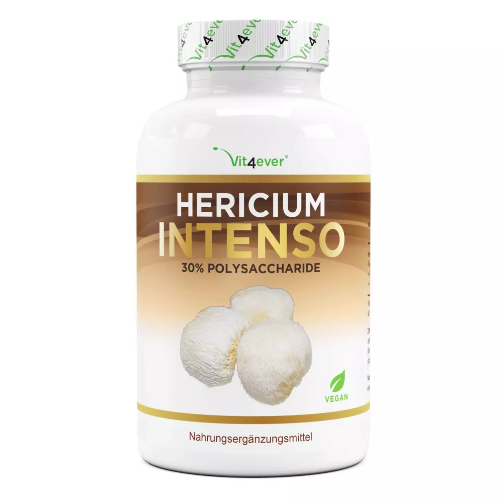 Vit4ever Hericium Erinaceus Intenso – 180 cápsulas – Vorderseite