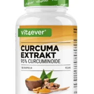 Vit4ever Curcuma Extrakt Intenso – 180 Kapseln – Vorderseite