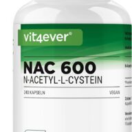 Vit4ever NAC 600 – N-acétyl-L-cystéine – 240 gélules – Vorderseite
