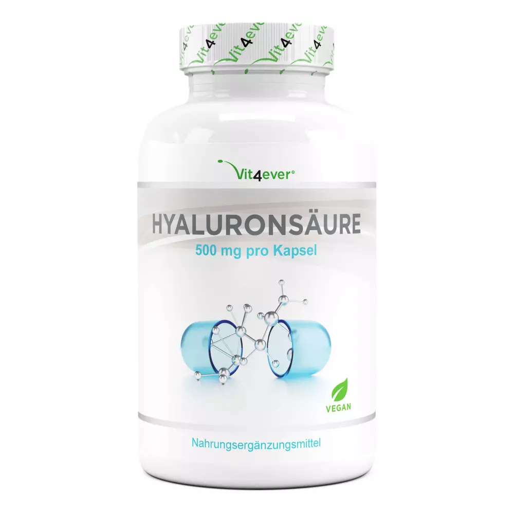 Vit4ever Acide hyaluronique – 180 gélules – Vorderseite