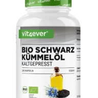 Vit4ever Organic black cumin seed oil – 240 capsules – Vorderseite