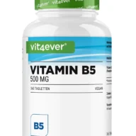 Vit4ever Vitamina B5 – 365 comprimidos – Vorderseite