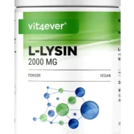 Vit4ever L-lysine HCL poeder – 500 g – Vorderseite