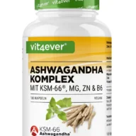 Vit4ever Ashwagandha KSM-66 Complex – 180 kapsułek – Vorderseite