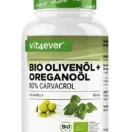 Vit4ever Aceite de orégano y aceite de oliva ecológicos – 90 cápsulas – Vorderseite